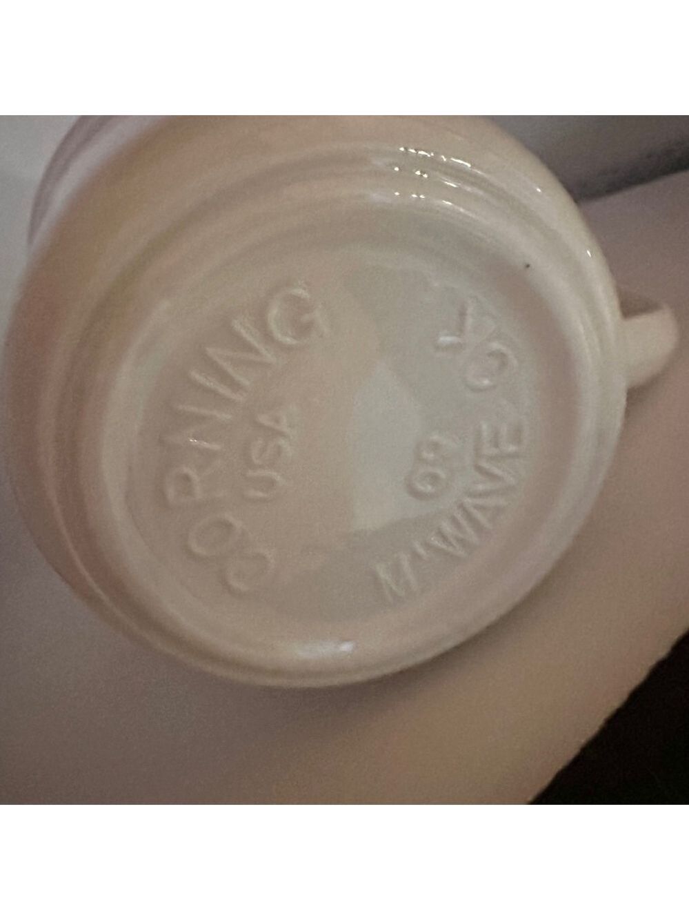 Pristine Vintage Corning USA Farm Fresh Homemade Coffee Cup Mug Set Of 4 - Picture 6 of 6